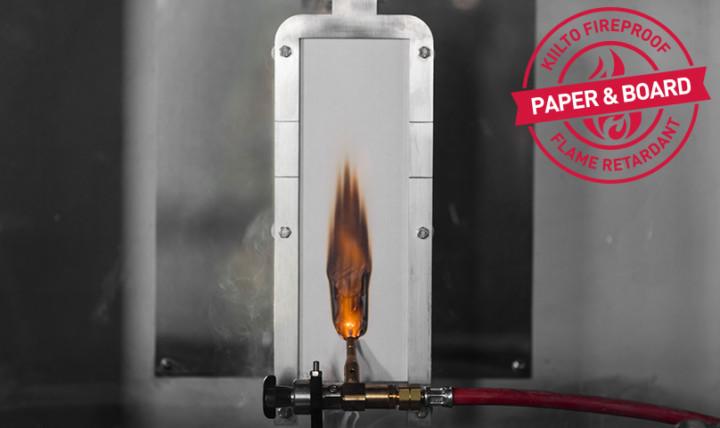 paper cardboard flame retardants kiilto fireproof
